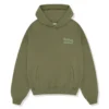 Broken Planet Basics Olive Green Hoodie