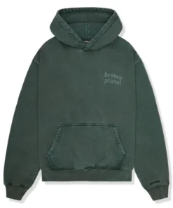 Broken Planet Basics Washed Emerald Hoodie