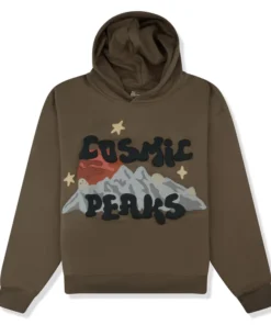 Broken Planet Cosmic Peaks Cinder Brown Hoodie