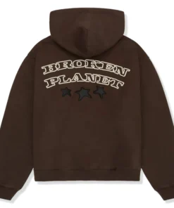 Broken Planet Out Of Service Mocha Brown Hoodie