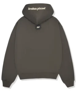 Broken Planet Space Trails Beluga Grey Hoodie