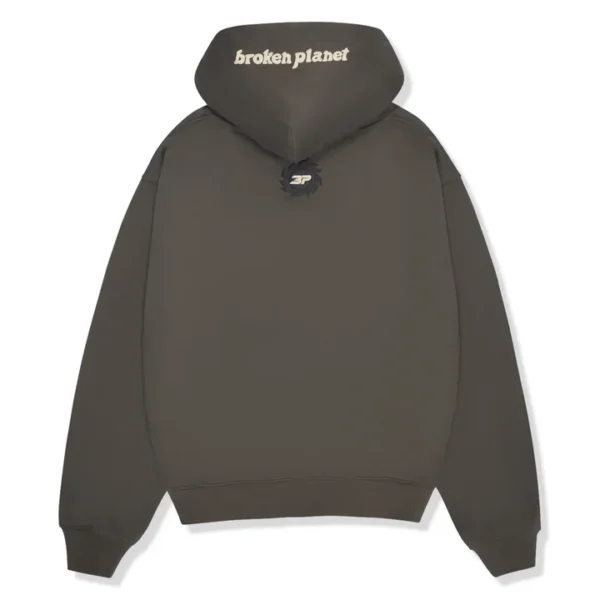 Broken Planet Space Trails Beluga Grey Hoodie