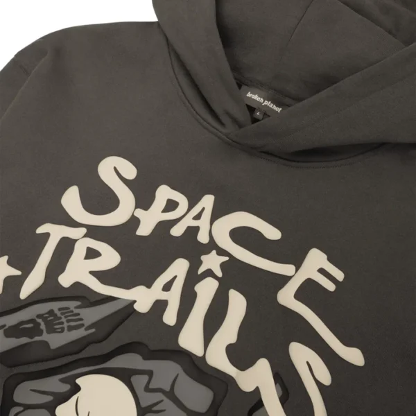 Broken Planet Space Trails Beluga Grey Hoodie