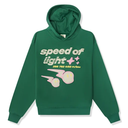 Broken Planet Speed Of Light Hoodie Malachite Green