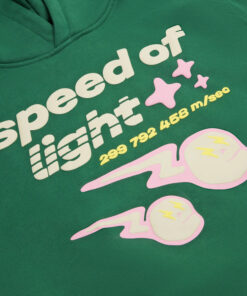 Broken Planet Speed Of Light Hoodie Malachite Green