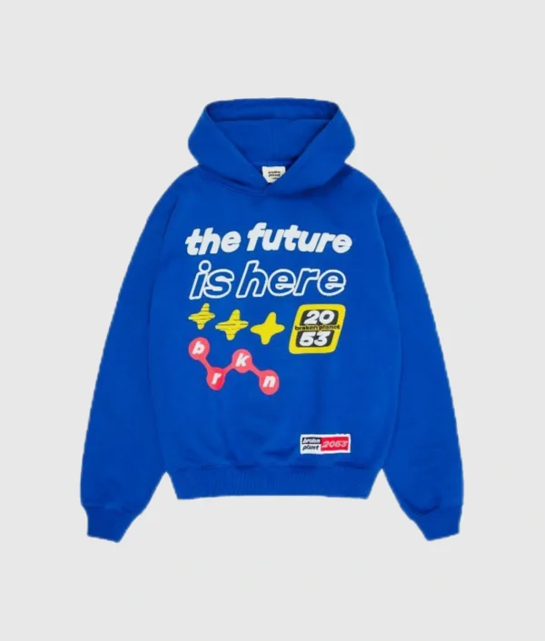 Broken Planet The Future Is Here Hoodie Blue