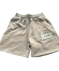 Broken Planet Basic Brown Short Sweatpant