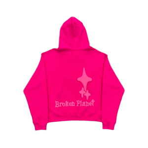 Broken Planet Pink Hoodie