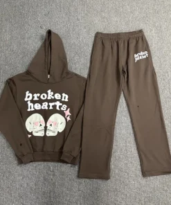 Broken Planet Broken Heart Tracksuit Brown