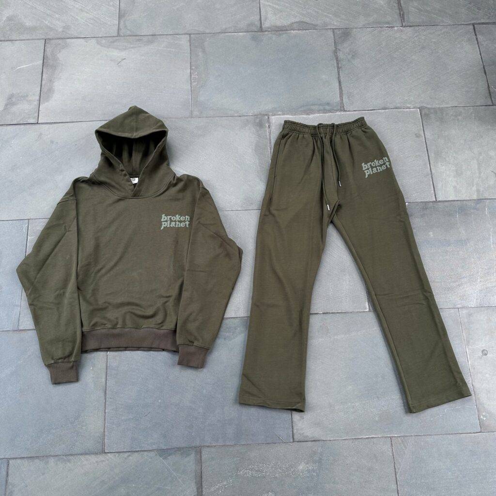 Broken Planet Olive Tracksuit