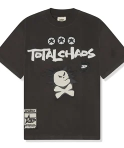 Broken Planet Total Chaos Soot Black T Shirt