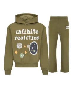 Broken Planet Tracksuit Olive Green