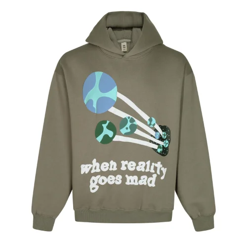 Broken Planet When Reality Goes Mad Hoodie Grey