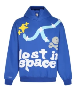 Broken Planet lost in Space Hoodie Blue