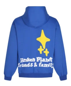 Broken Planet lost in Space Hoodie Blue