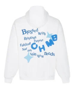 CHMB Hoodie Blessed White